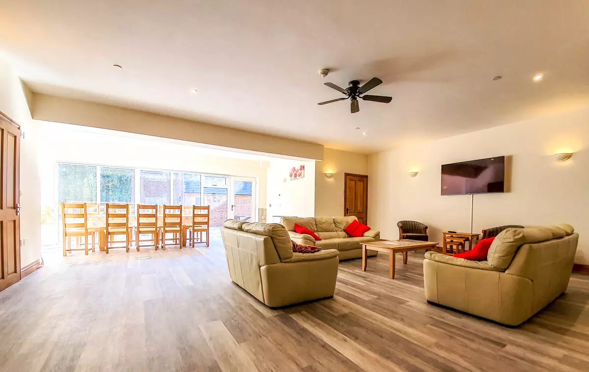 large house with a pool in Dorset